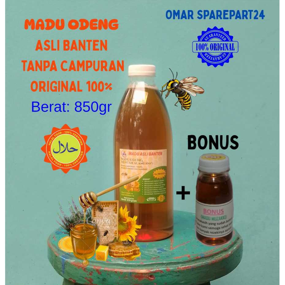 

TERLARIS Madu Odeng Asli Pandeglang Banten Tanpa Campuran Natural Alami Raw Honey