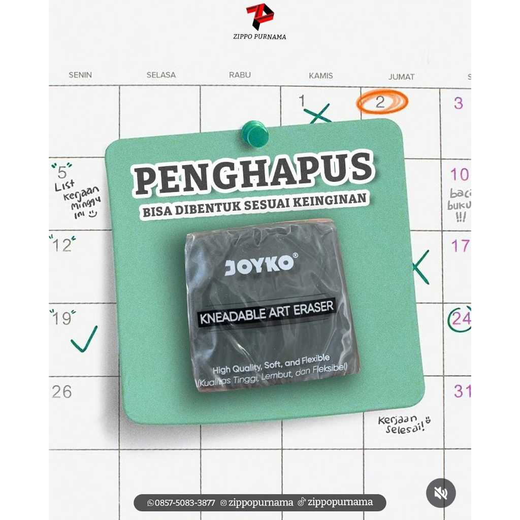 

Penghapus joyko kneadable art eraser