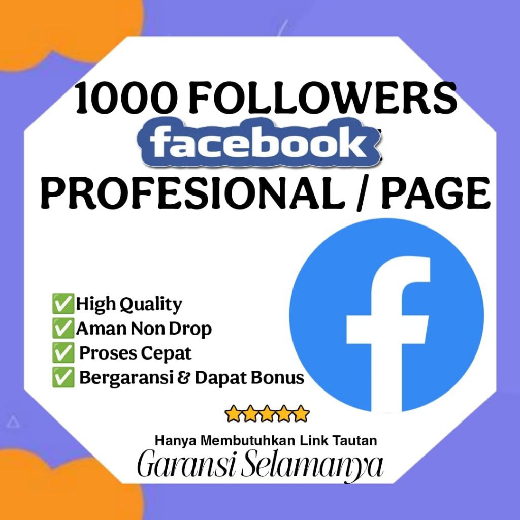 FollowerFB Pro Permanen | Followers Facebook Profesional - Termurah