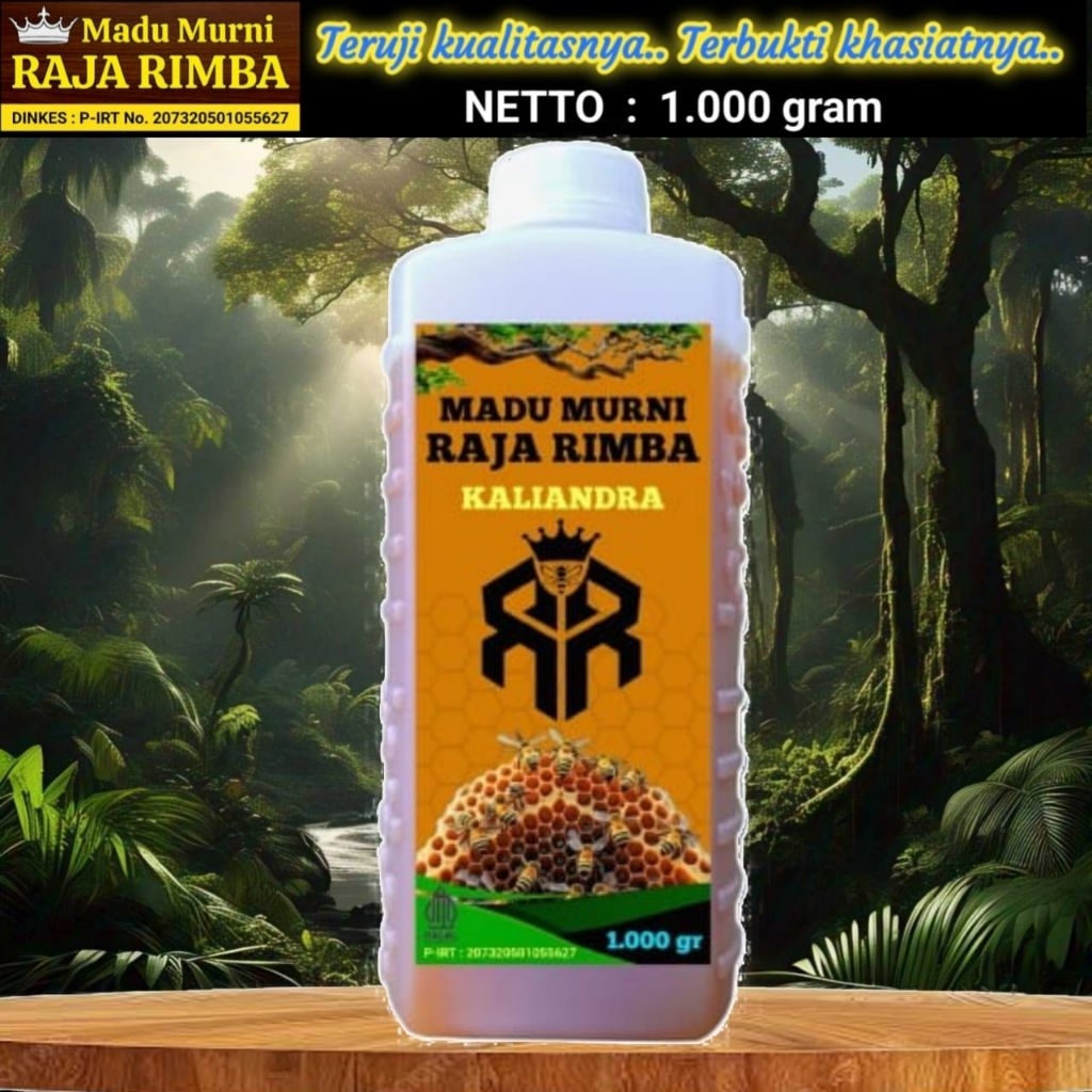 

Madu murni Kaliandra Raja Rimba tanpa campuran netto 1 kg pilihan tepat untuk kluarga