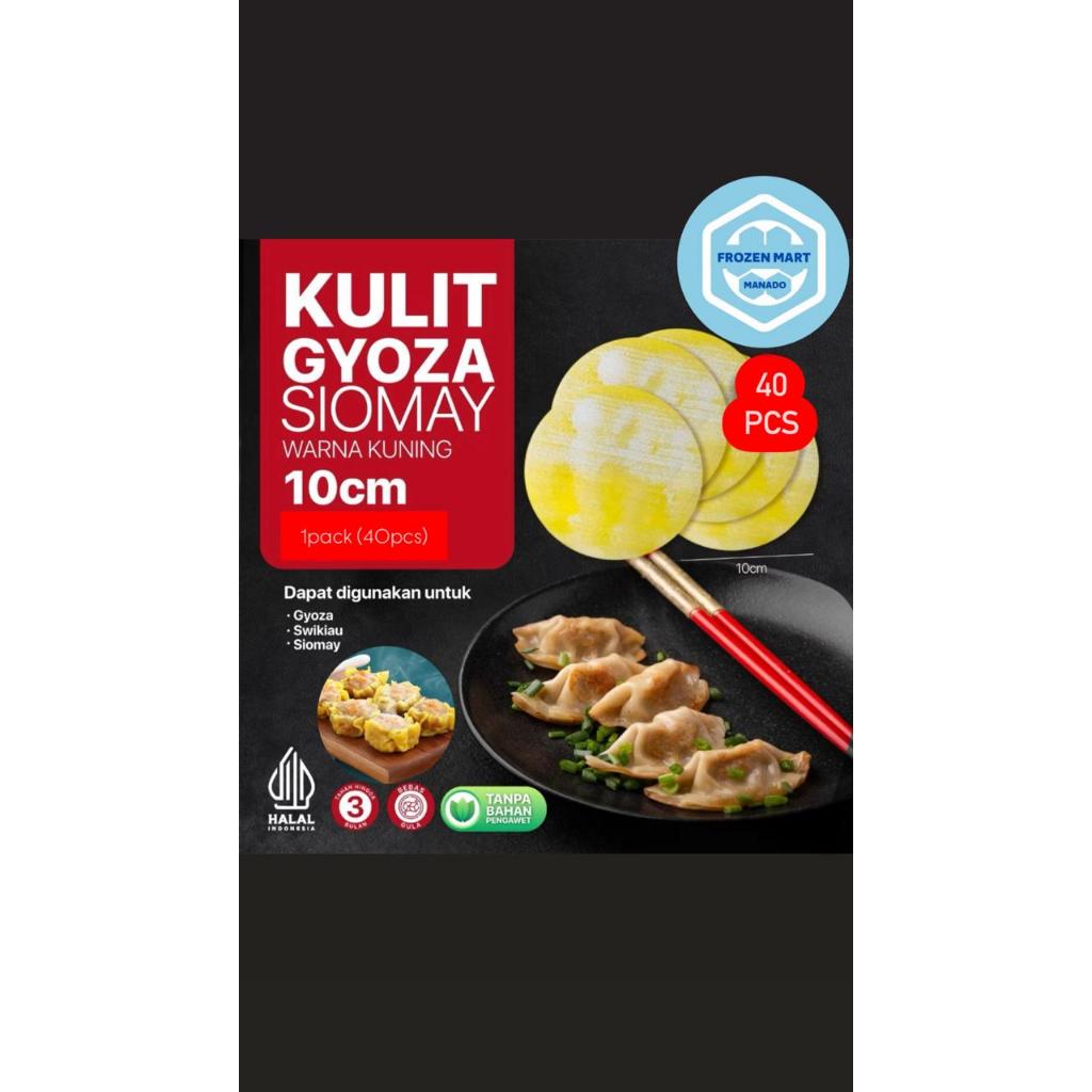 

Kulit Gyoza Siomay Warna Kuning dm 10cm isi 40pcs - Frozen Mart Manado (Frozen Food Manado)