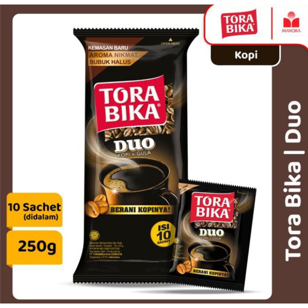 

Kopi Torabika Duo Isi 10 Sachet