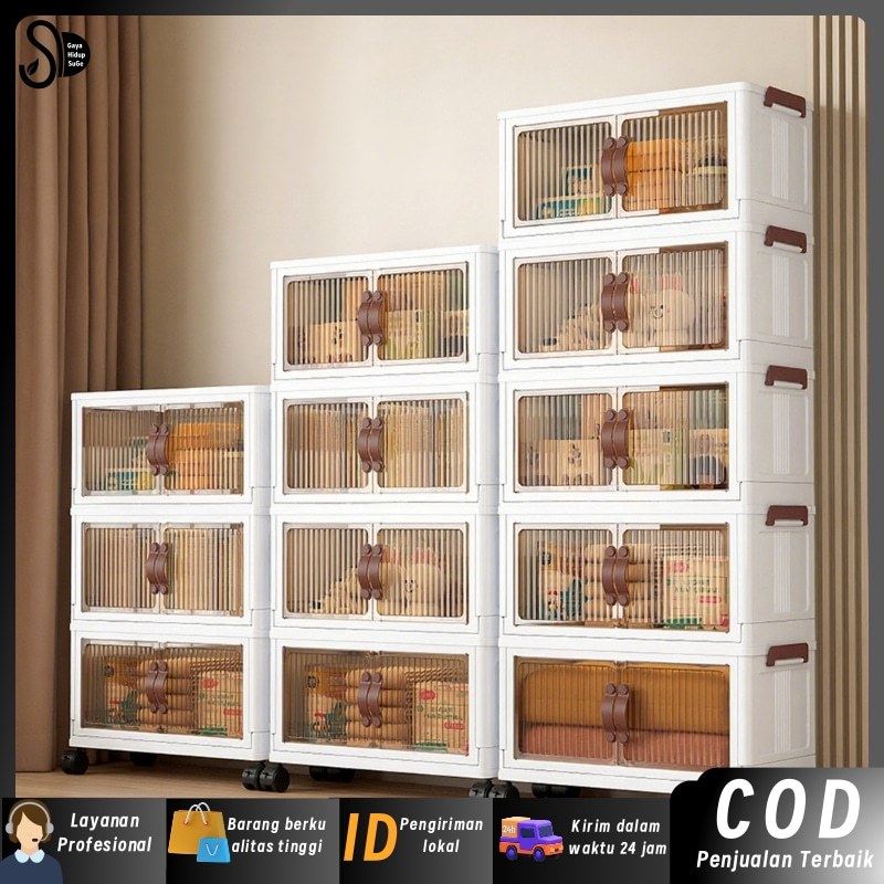 lemari mini  lemari laci laci tempat baju kotak penyimpanan lemari bayi estetik murah dapur lemari p