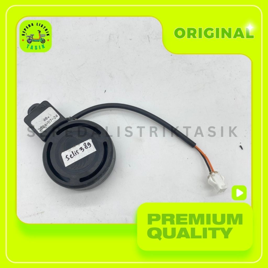 KLAKSON SEPEDA LISTRIK UWINFLY R7S / SELIS389 - ORIGINAL 100% - SPAREPART SEPEDA LISTRIK