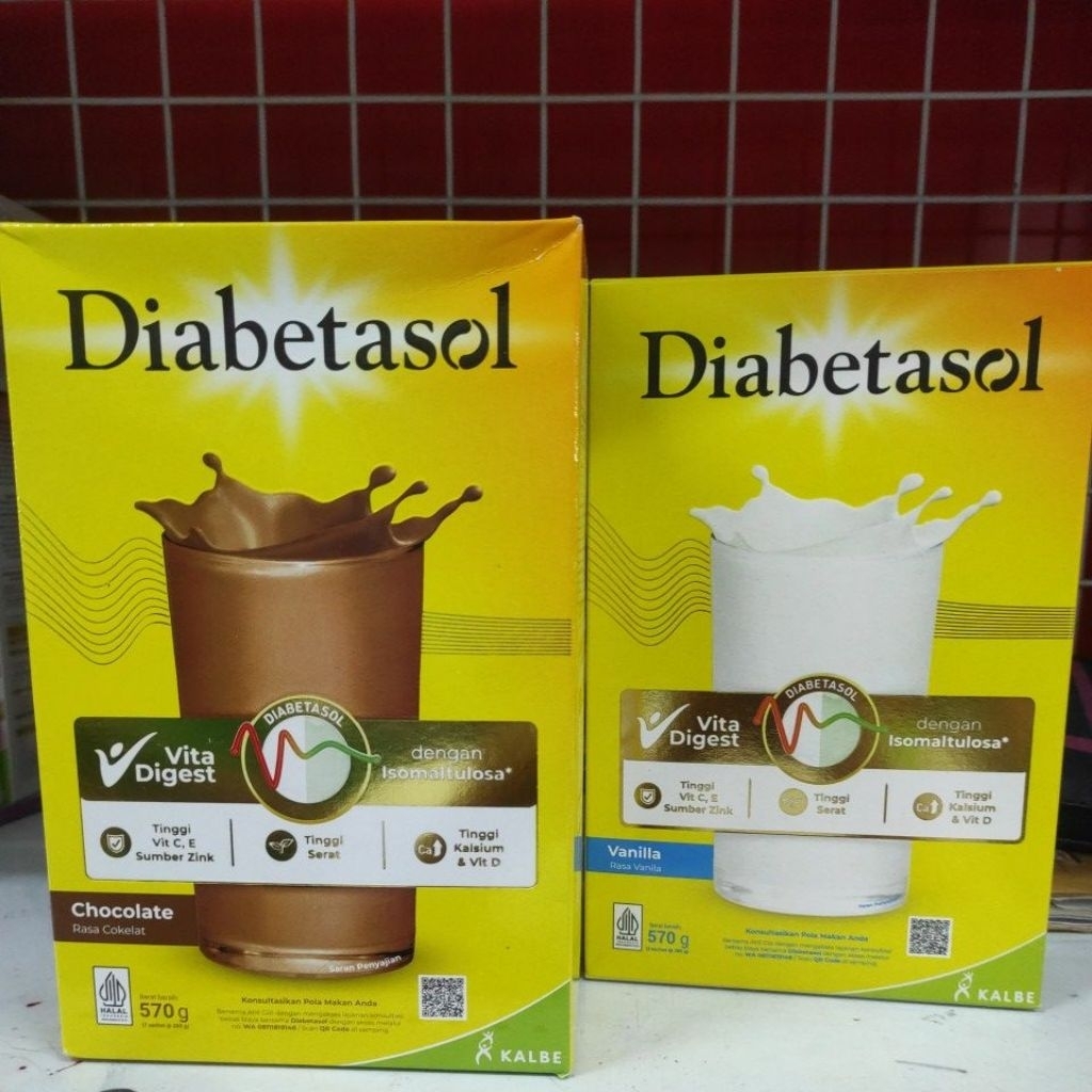 

DIABETASOL 570GR VANILA,COKLAT,CAPPUCINO, ALMOND OAT