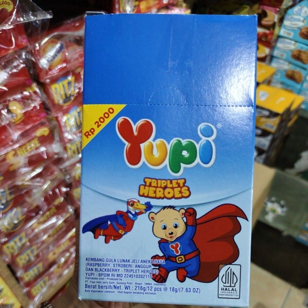 

YUPI TRIPLET HEROES ISI 12PCS @ 18g