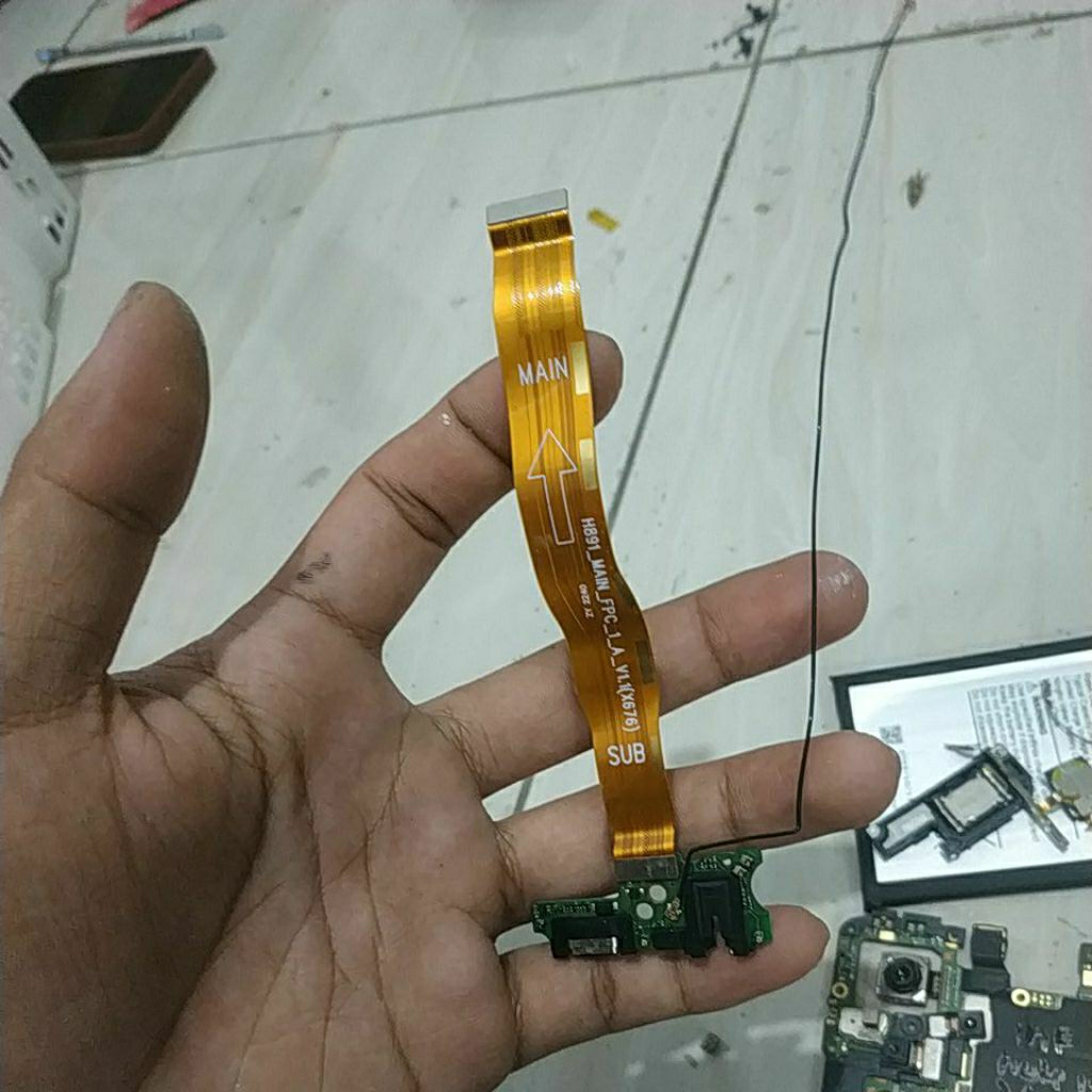 fleksibel board cas bekas Infinix note 12