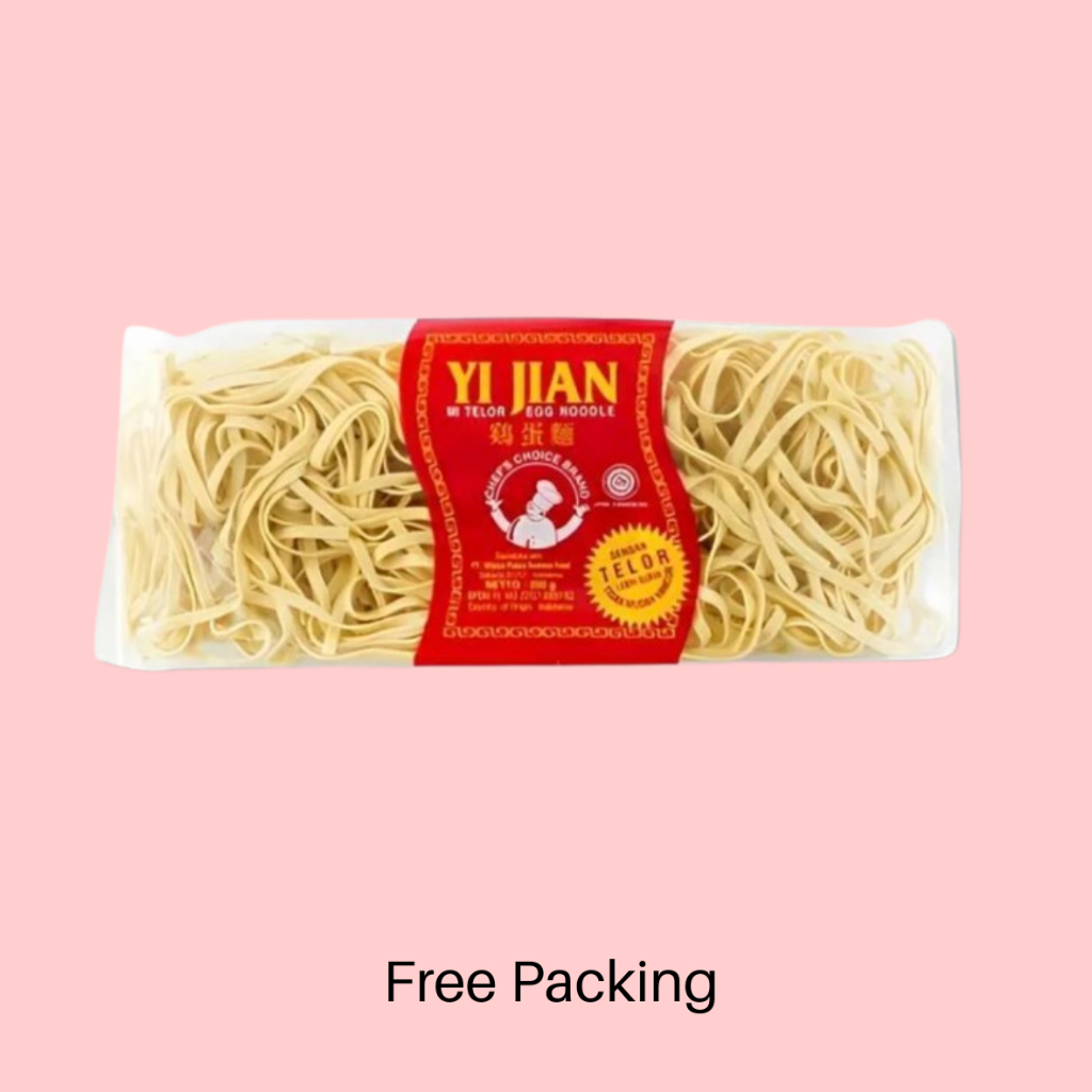 

Mie Telur Yi jian Lebar 200 Gram