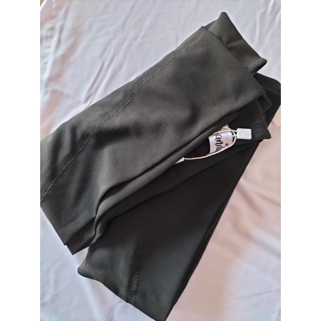 Hijab bergo non ped / Hijab sport instan pinguin size S