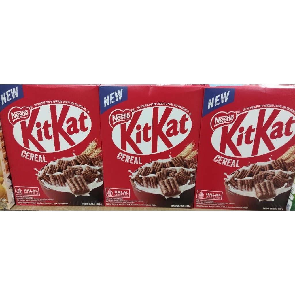 

NESTLE KIT KAT CEREAL IMPORT 330 GRAM / NESTLE KIT KAT CEREAL / KIT KAT CEREAL / KIT KAT