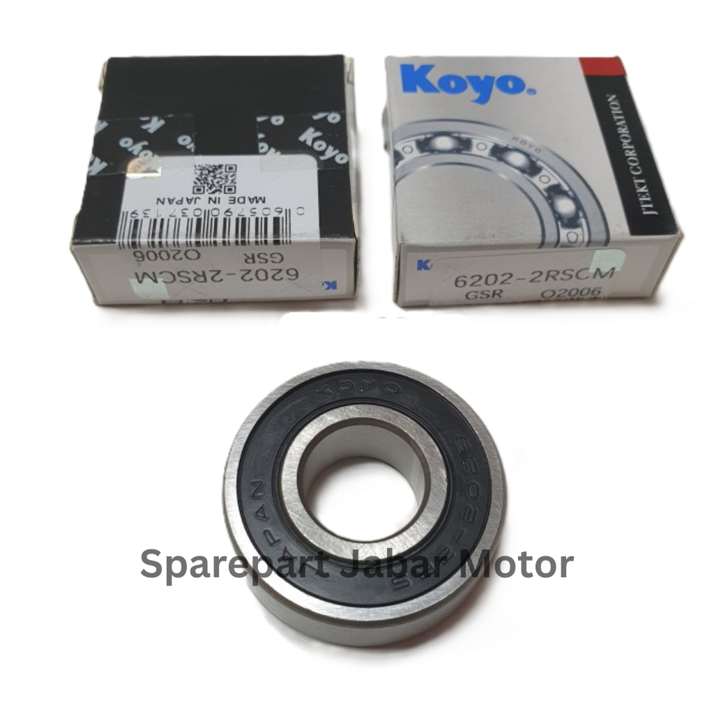 Bearing Bering Laher Roda 6202-15mm 2RS Merk Koyo