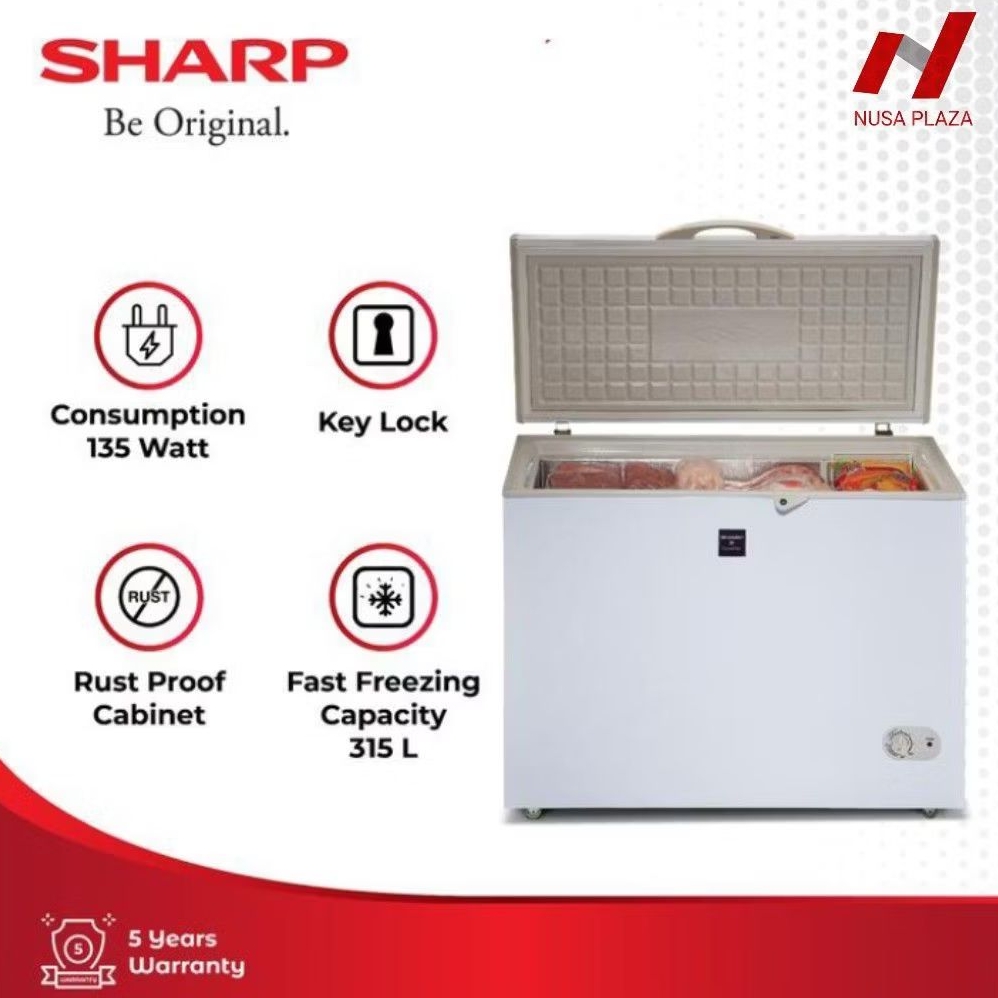 CHEST FREEZER SHARP FRV-300