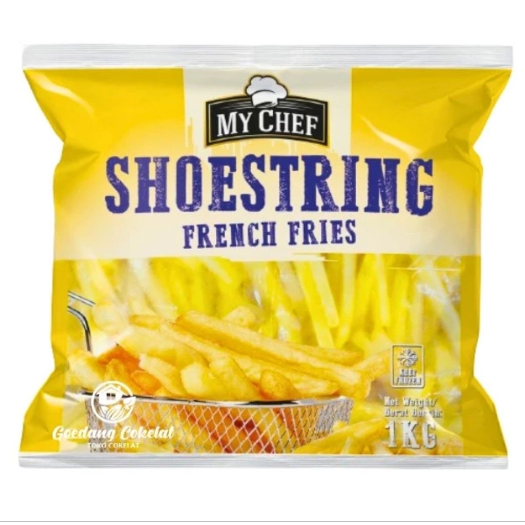 

Mychef Shoestring French Fries 1 kg / kentang goreng