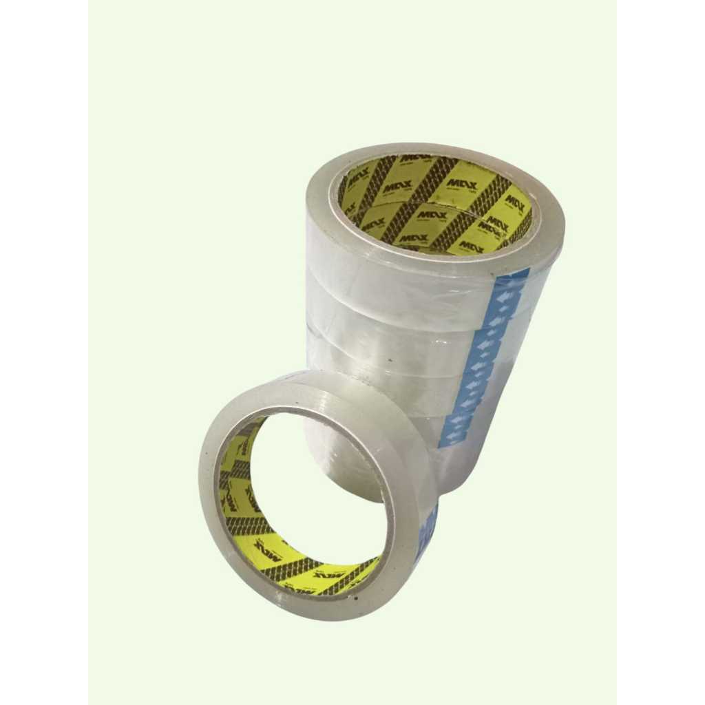 

Isolasi bening 1" Inch 24mm x 72 Yard selotip solasi lakban tape