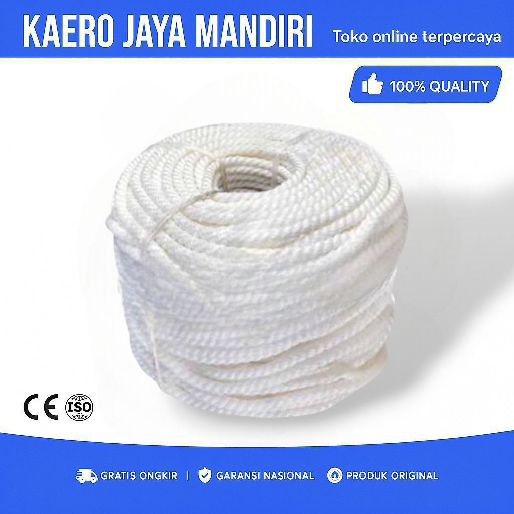 

tali tambang nilon - nylon pp multifilament ukuran berparian