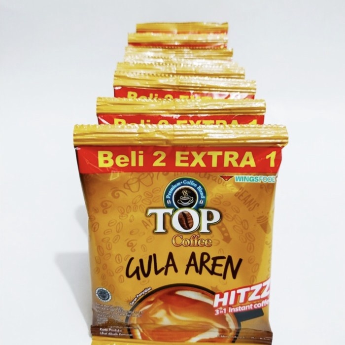 

SEMBAKO - TOP Coffee Gula Aren 1Renceng Isi 15 Sachet / Top Kopi Gula Aren 15 Sachet