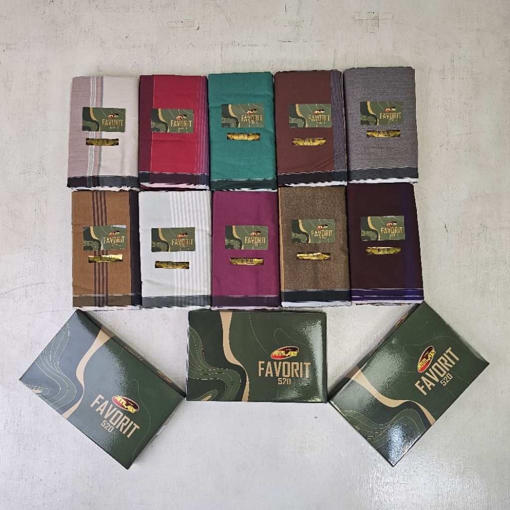 Sarung ATLAS Favorit 520/Sarung Tenun Pria