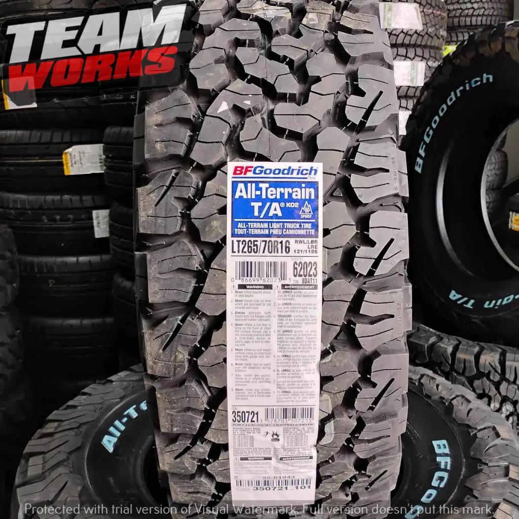 BAN OFFROAD BF GOODRICH ALL TERAIN T/A K02 265 70 R16 114S RING 16 AT