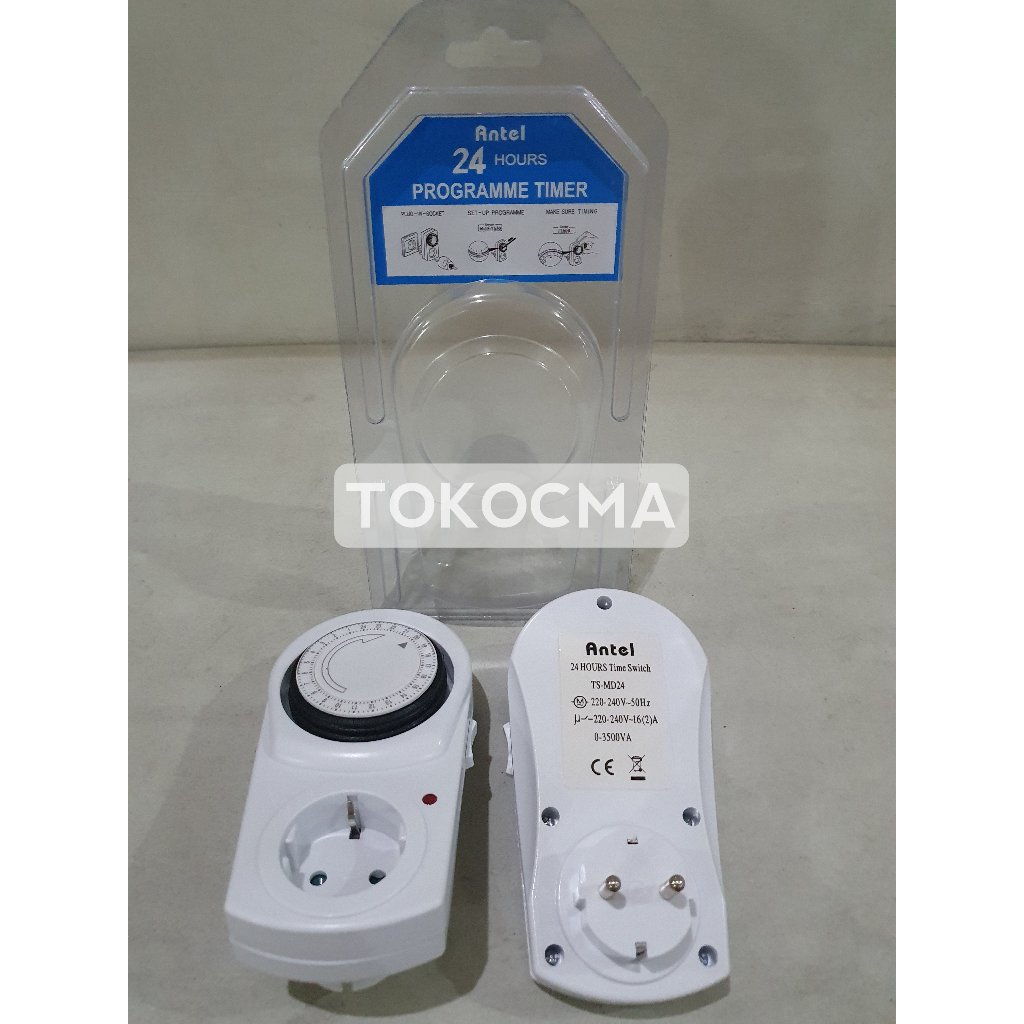 Timer Switch Analog / Stop Kontak Timer / Progamme Timer 24Hours Antel
