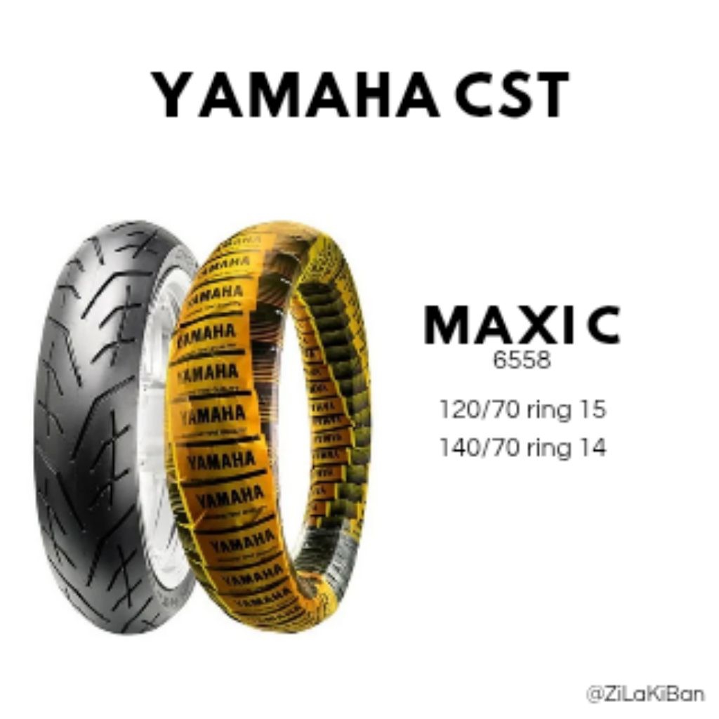 promo cuci gudang ban luar Yamaha CST Maxi C 6558 120/70-15 140/70-14