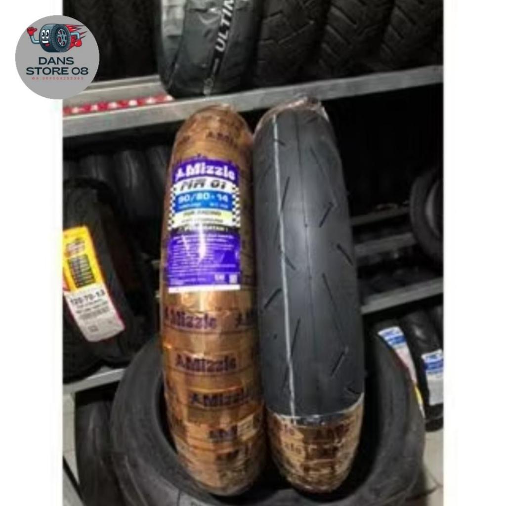 BAN MOTOR MATIC RING 14 // MIZZLE MR01 (RACE COMPOUND) TUBELESS BAN MOTOR VARIO, BEAT, MIO