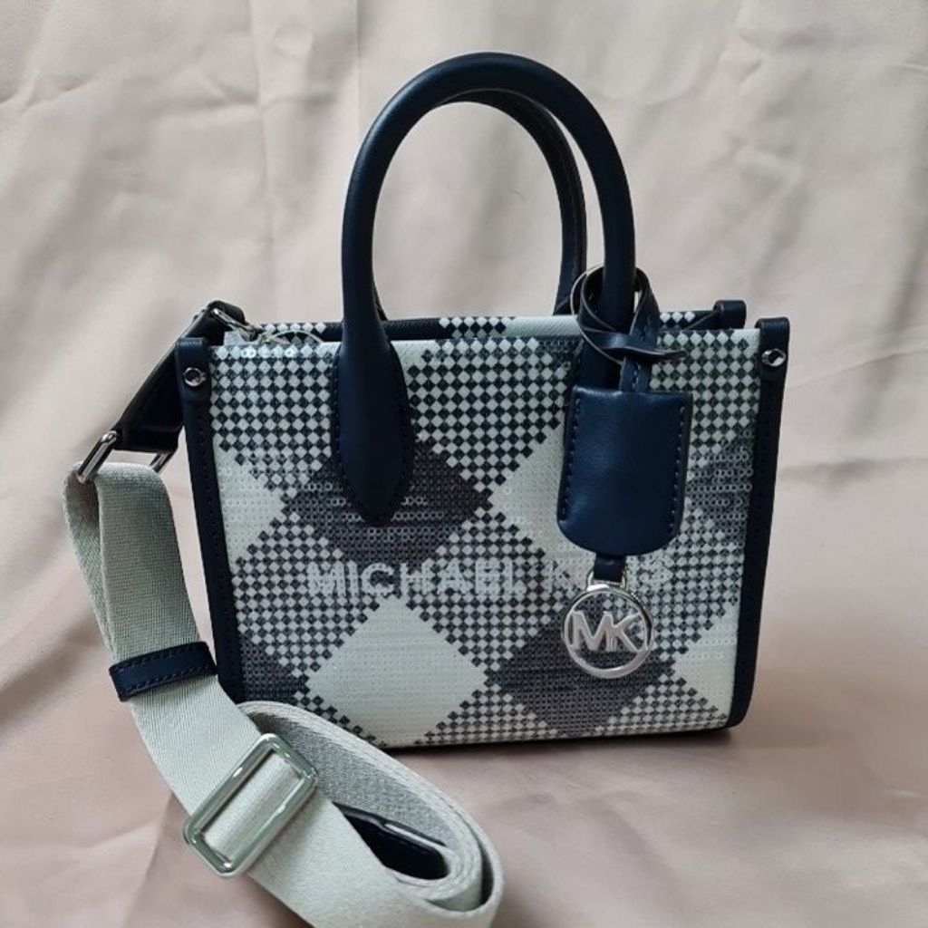 MK MIRELLA XS SHOPPER XBODY NAVY TAS MINI MINI SLING MK