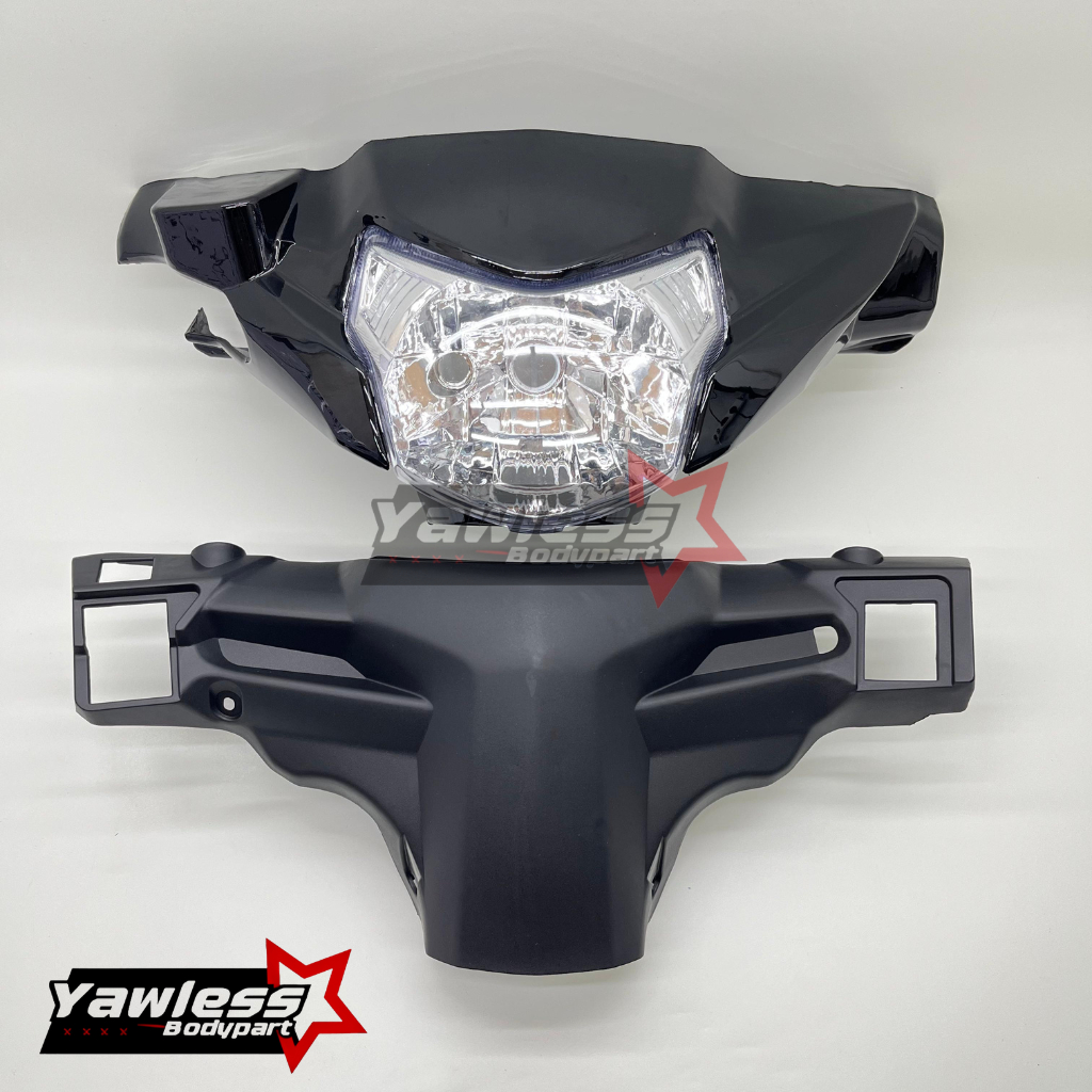 Batok depan 1 Set Vega ZR Totok Depan Vega ZR Warna Hitam / batok dan reflektor vega zr