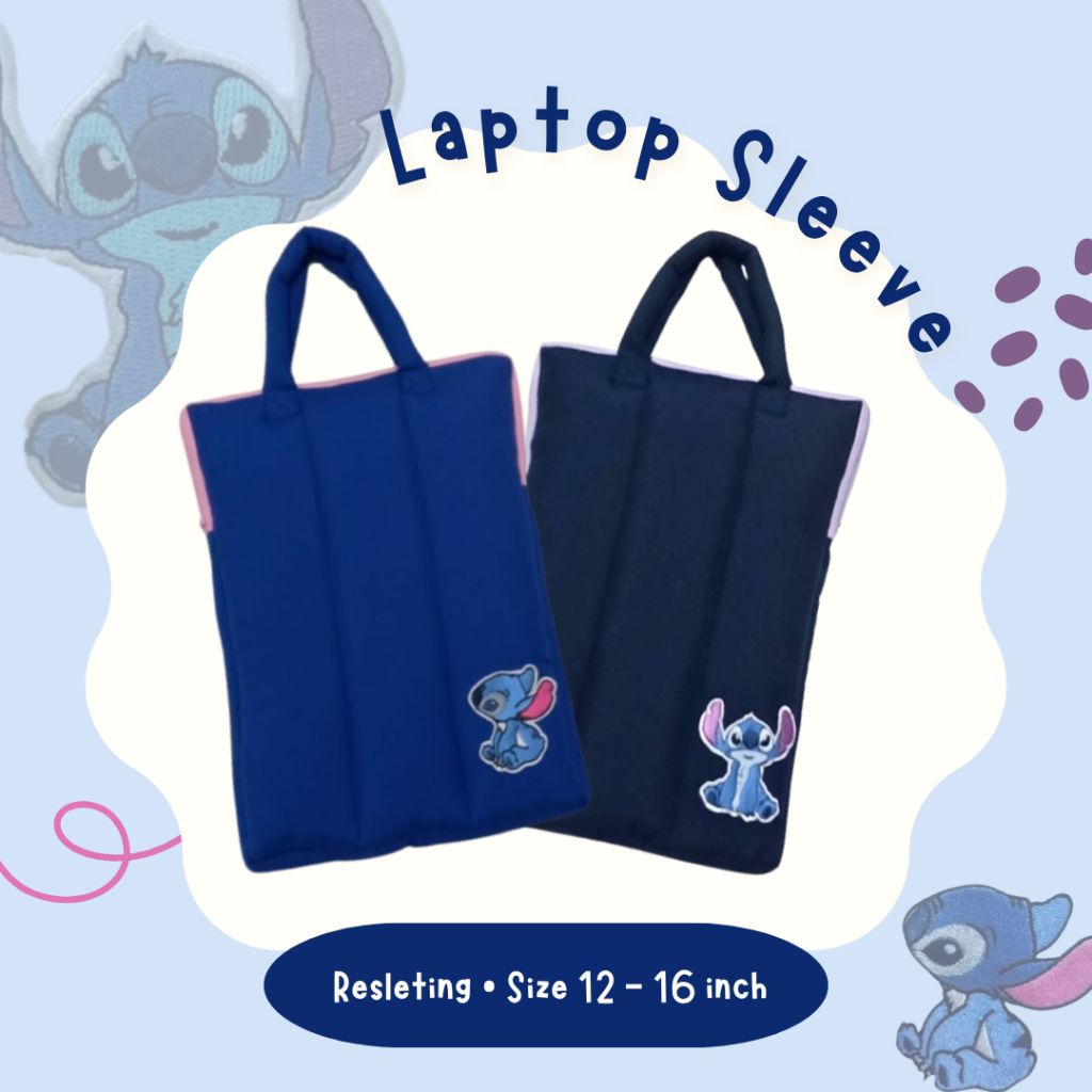 Laptop Sleeves STITCH Waterproof Colour Series by Wearing Basita (Tas Laptop/ Case Laptop/ Case Ipad