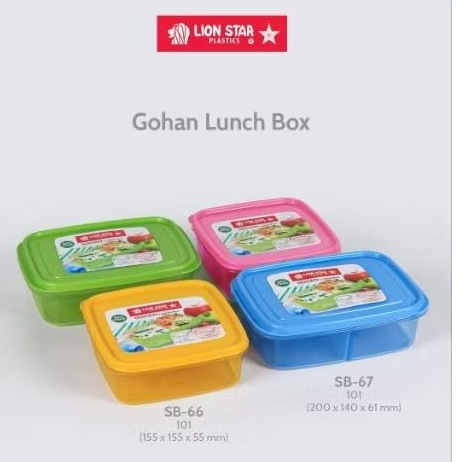 Kotak Bekal, Tempat Makanan Lunch Box Gohan 101, 201 Lion Star