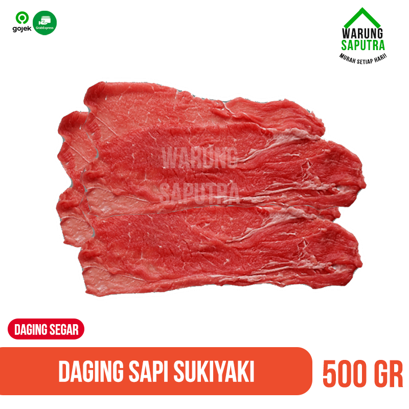

Sukiyaki / Teriyaki / Daging Sapi Import Iris Tipis 500g