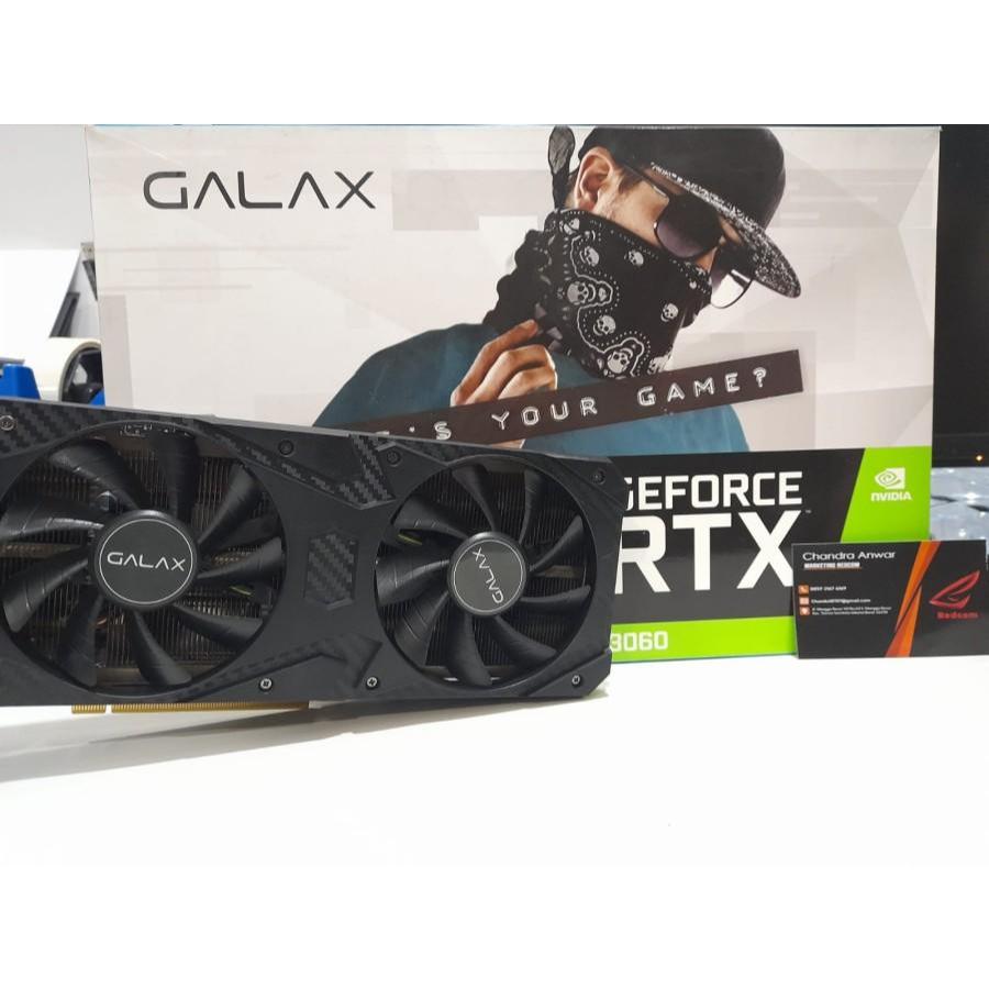 VGA NVIDIA GALAX Geforce RTX3060 / RTX 3060 12GB DDR6 | 2ND FULL BOX