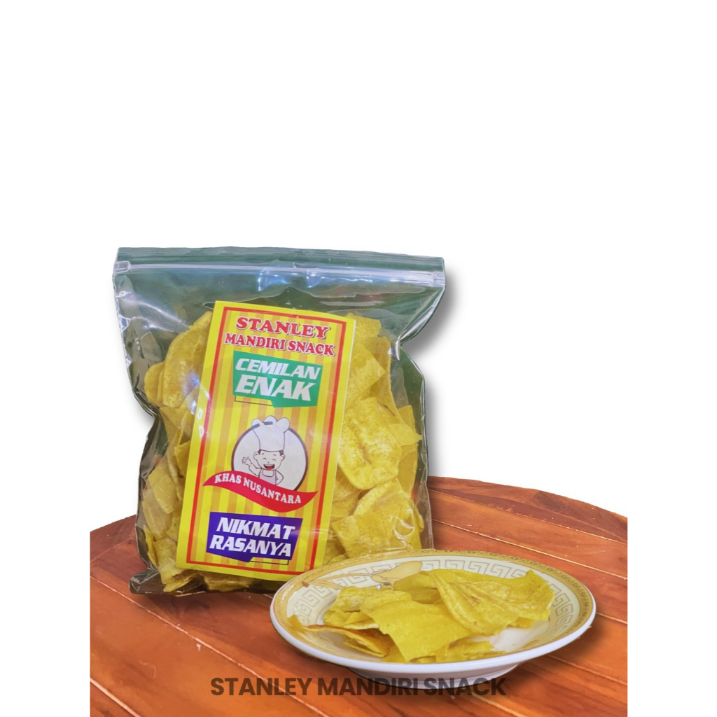 

KERIPIK PISANG ASIN 500gr 1kg / KRIPIK ASIN RENYAH / CAMILAN SNACK KILOAN