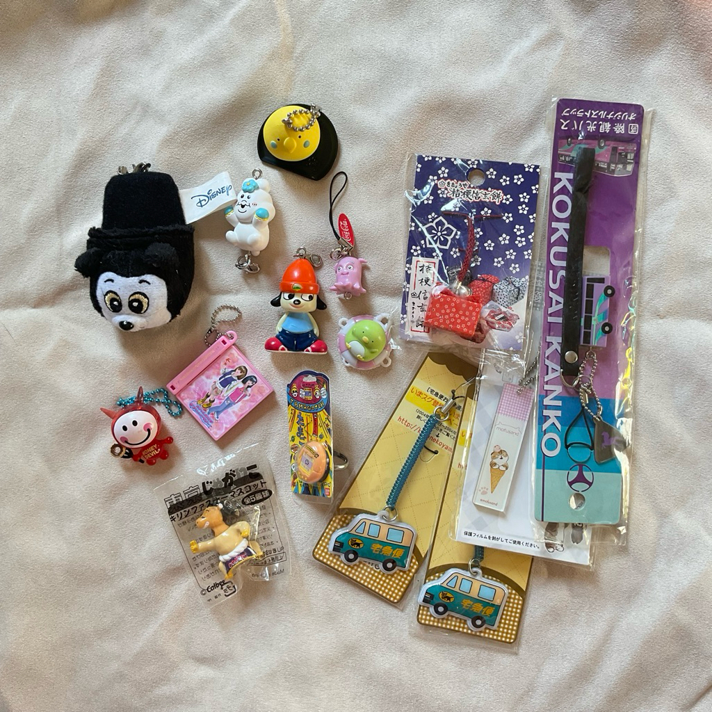 [3] trinkets gotochi japan keychain gantungan kunci plushie sumiko mofusand