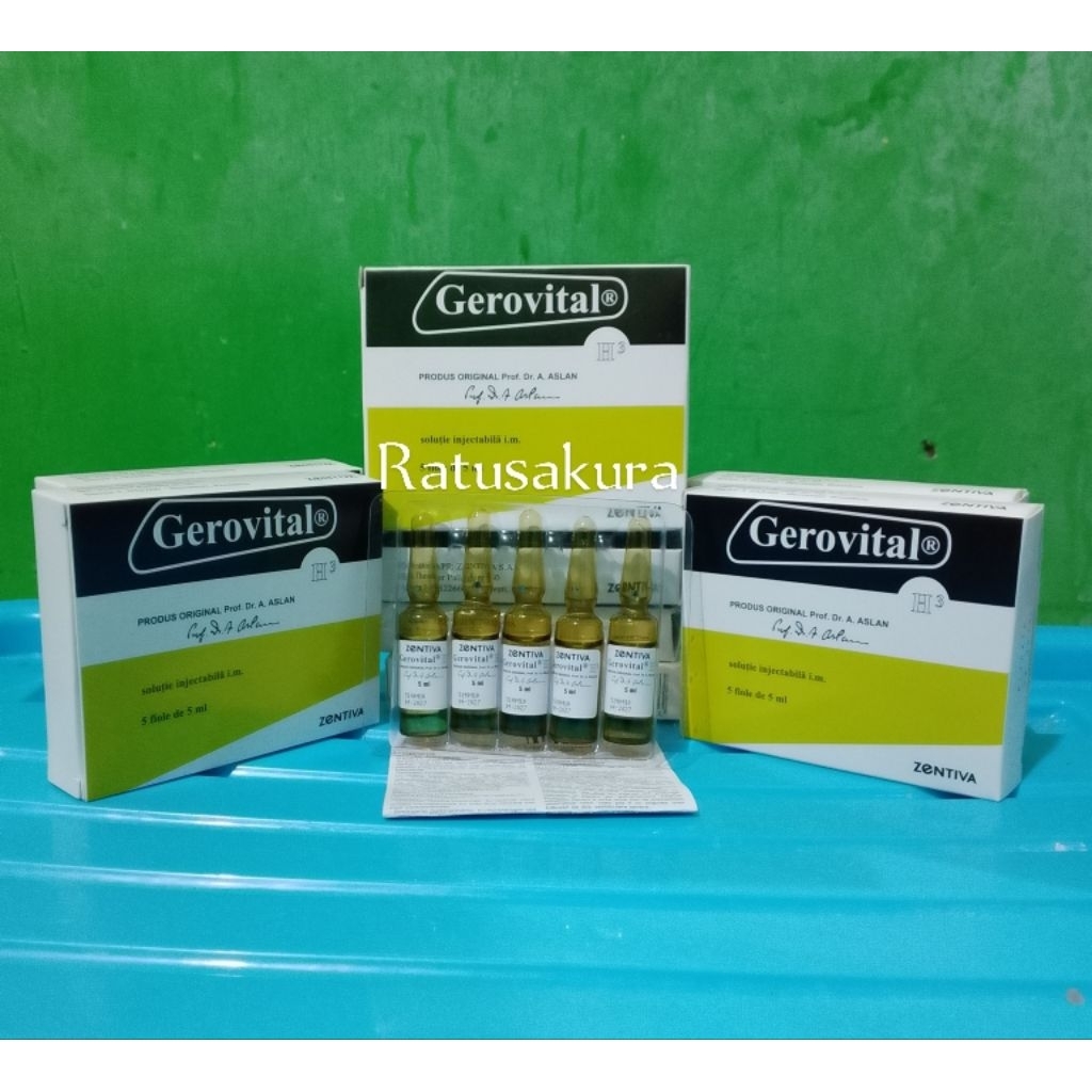 GEROVITAL H3 AMPUL COKLAT GEROVITAL ORIGINAL