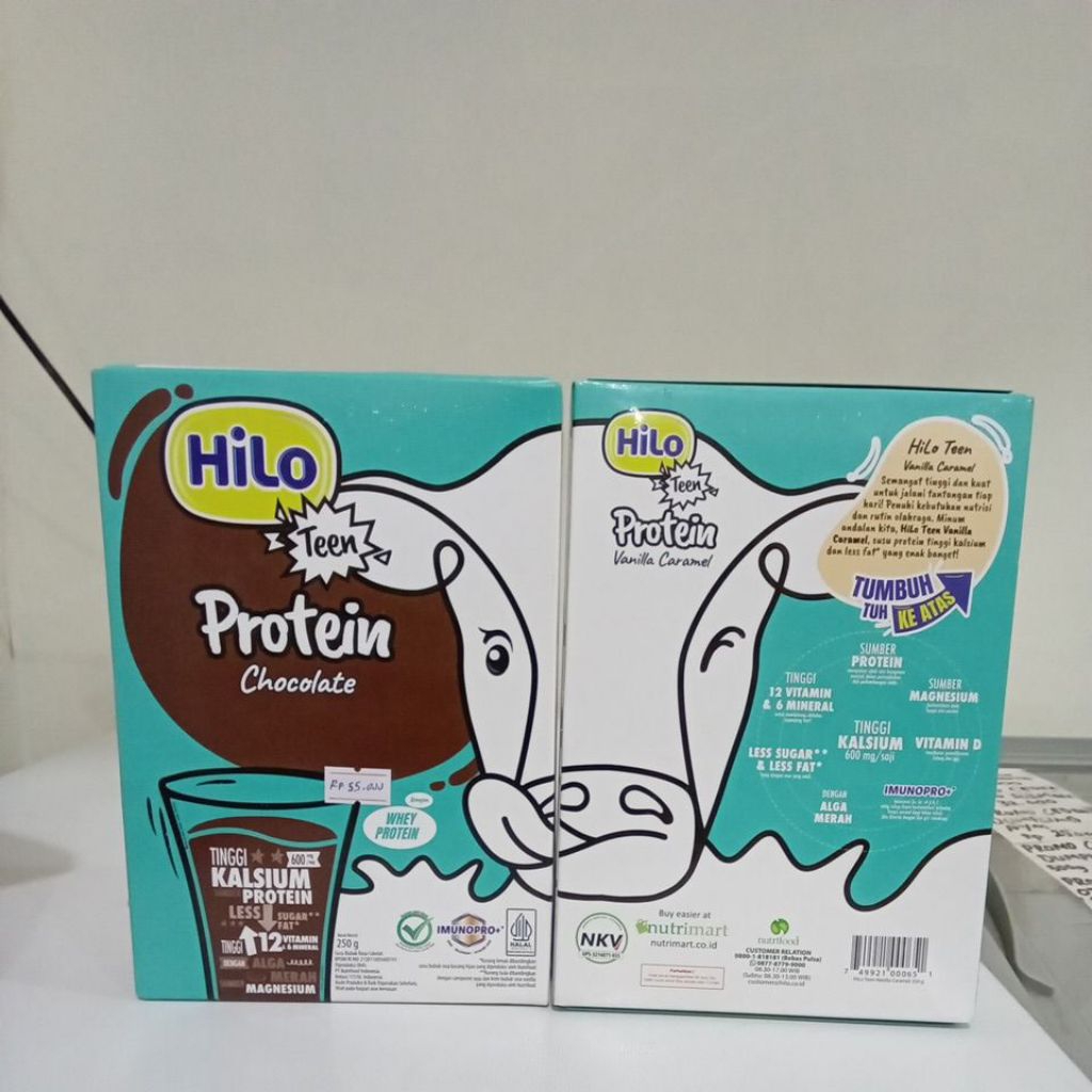 

hilo teen protein vanilla /coklat 250g