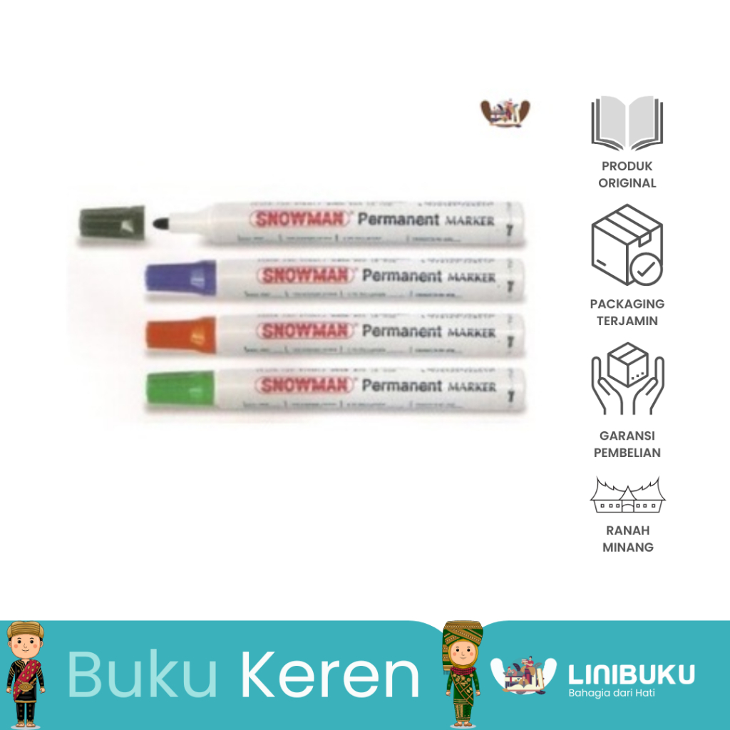 

SPIDOL PERMANENT MARKER SNOWMAN G-12 / G12 permanen - ATK