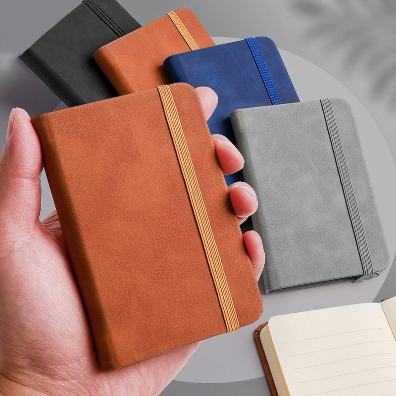 

PU Notebook mini portabel A7 notepad portabel tebal-100 lembar -Miss Art