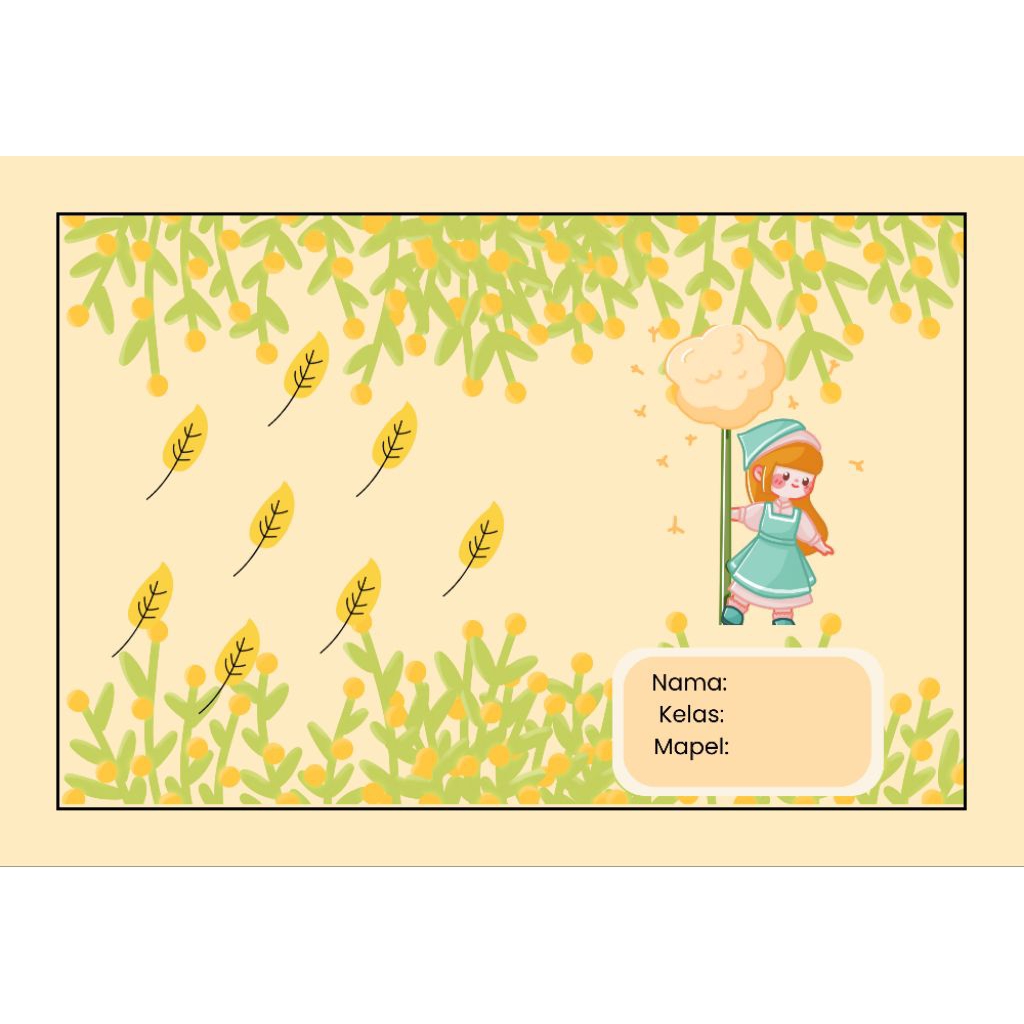 

Sampul Buku Aesthetic/ Sampul Buku/ Sampul Buku Lucu/ Sampul Buku Cream/ Sampul Buku