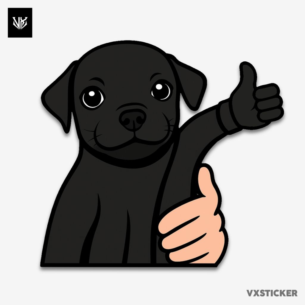 

Stiker/Sticker Anjing Lucu #37 VXSTICKER