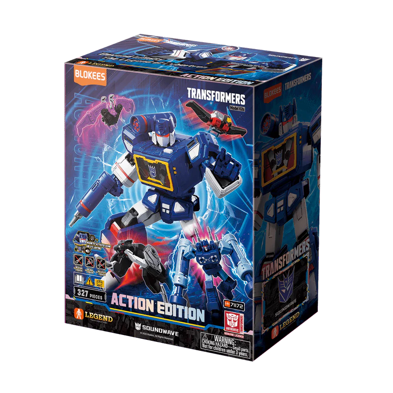 Blokees Figures | Transformers Action Edition 03 Soundwave