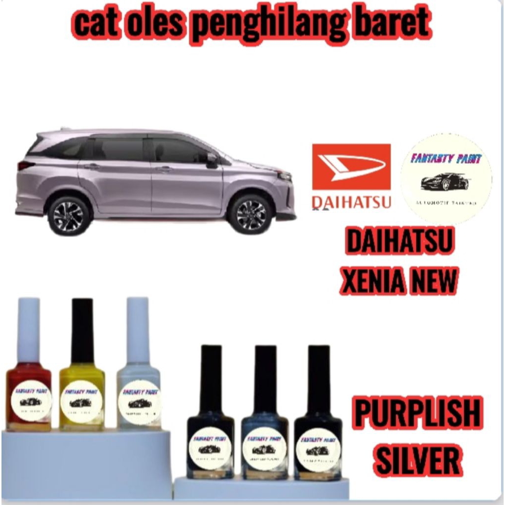 CAT OLES PENGHILANG BARET MOBIL DAIHATSU XENIA NEW PURPLISH SILVER- TERMURAH BISA COD
