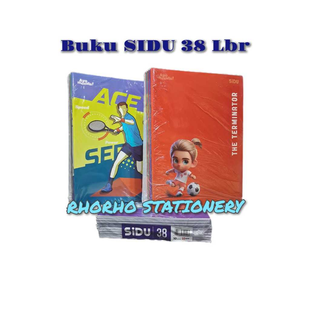 

BUKU TULIS SIDU(Sinar Dunia) isi 38 Lembar 1 pack (10 buku)