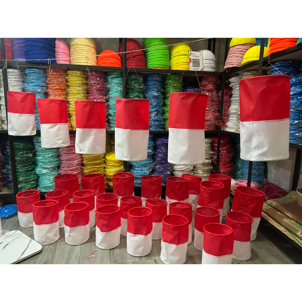 lampion 17agustus outdoor murah/ lentera merah putih / bendera merah putih/ hiasan 17 agustus /hiasa