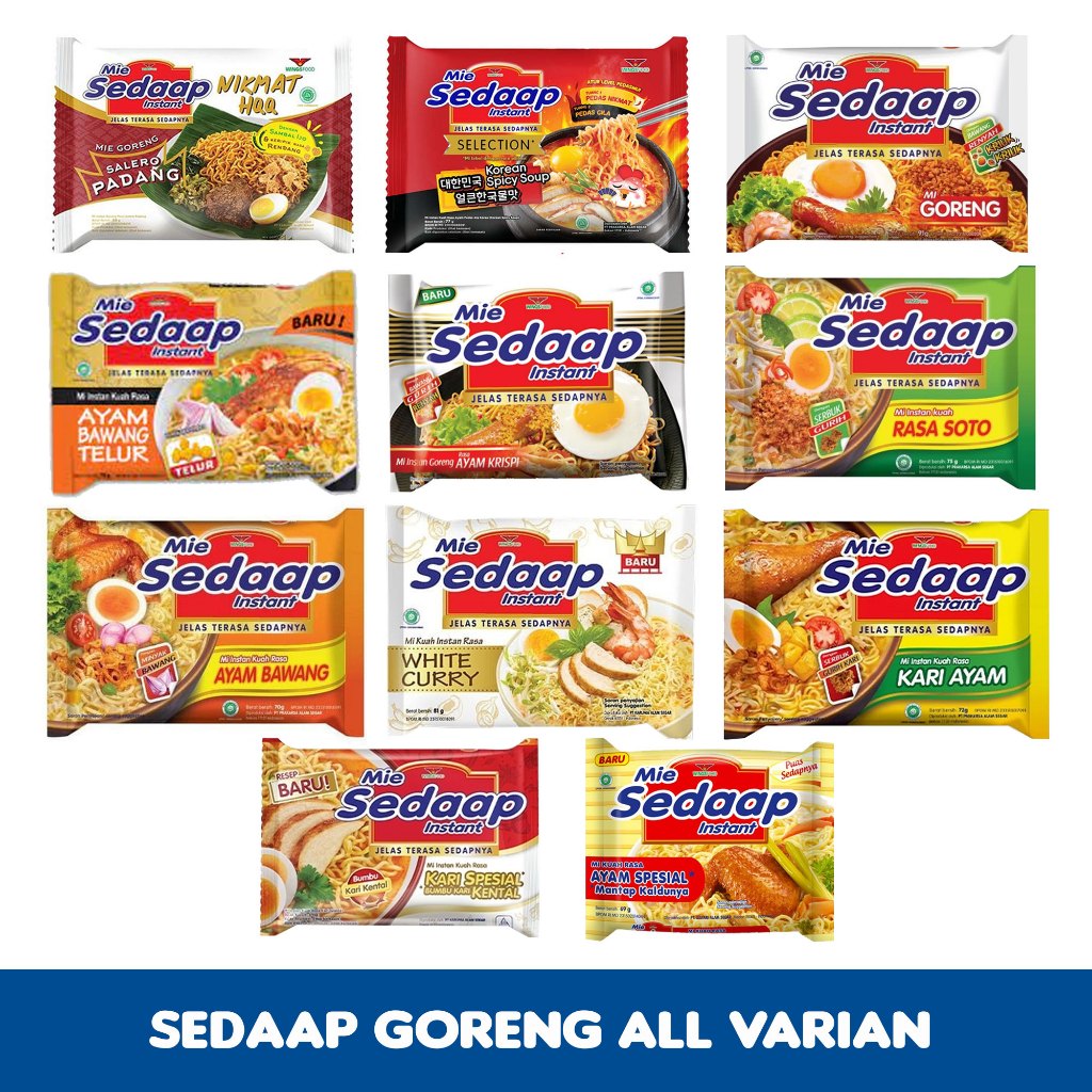 

MIE SEDAP GORENG/KUAH ( 1 PCS )