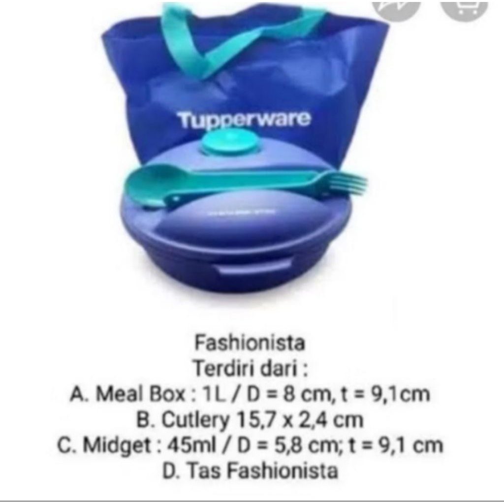 TUPPERWARE 1SET BEKAL