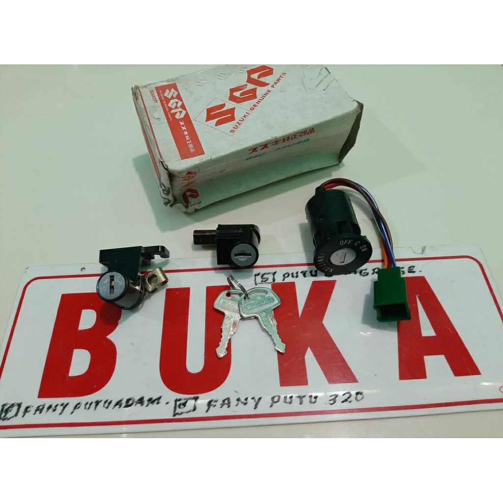 kunci kontak set kunci  set jok suzuki Rc Sprinter Rc80 Rc100 Bravo