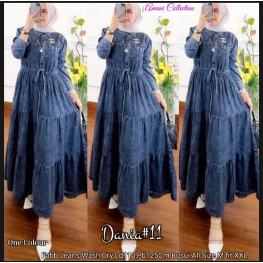 NADIRA MAXY GAMIS ABAYA JEANS BUSUI FRIENDLY