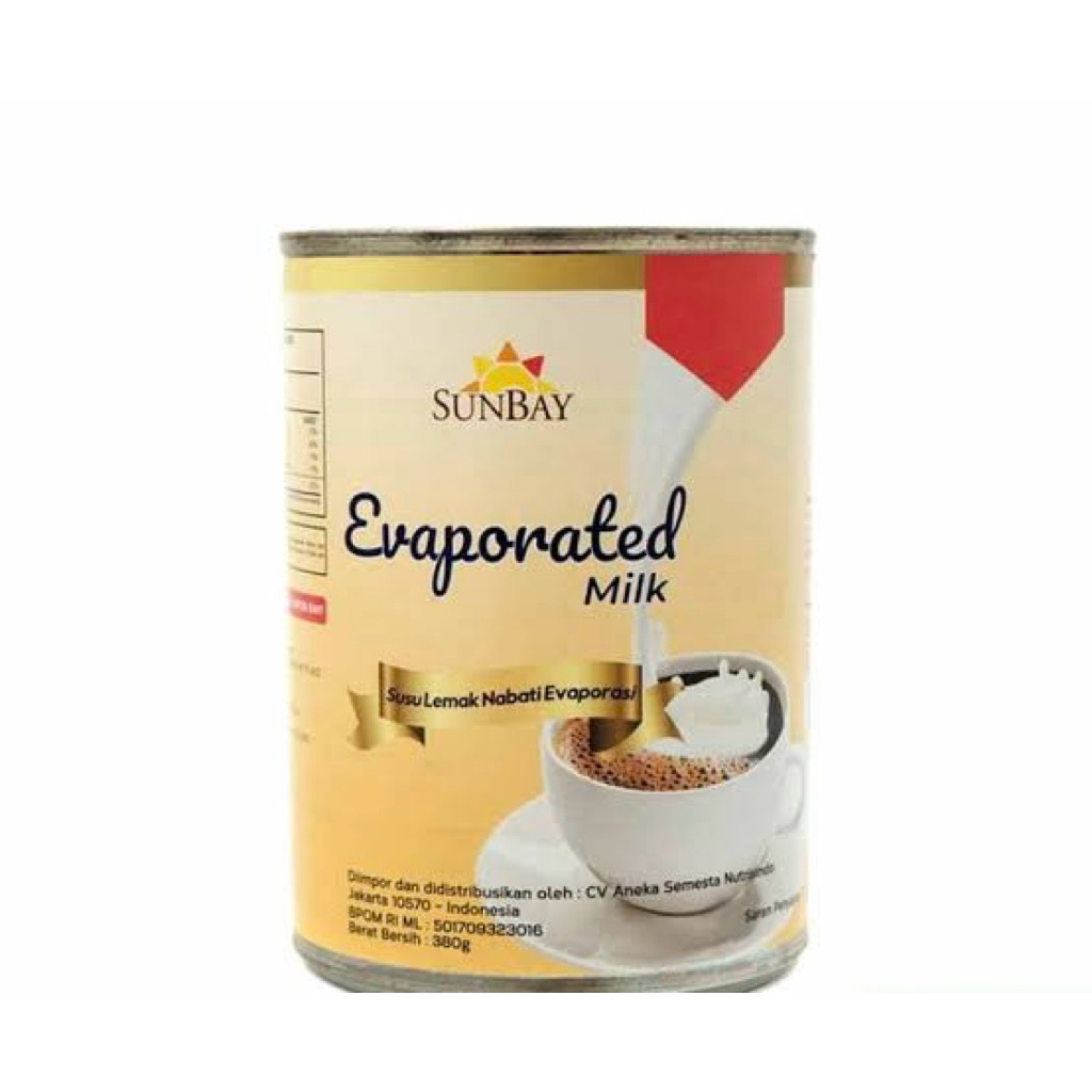 

SUSU EVAPORASI SUNBAY 380 GRAM / SUSU EVAPORATED SUNBAY / SUSU EVAPORATED KALENG/ SUSU MURAH / SUSU EVAPORASI BEST SELLER SHOPEE