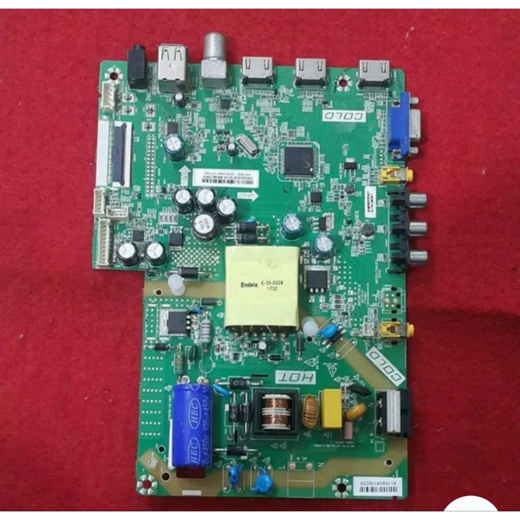 MB MAINBOARD TV LED PANASONIC TH-43E302G BEKAS NORMAL