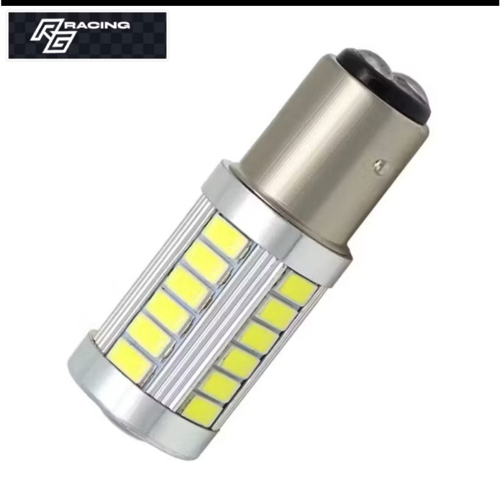 LAMPU Atret & Sen Sein Reting Kedip Cepat Mobil Led BA15S BAU15S 33 Mata Canbus Dajjal : Agya Avanza